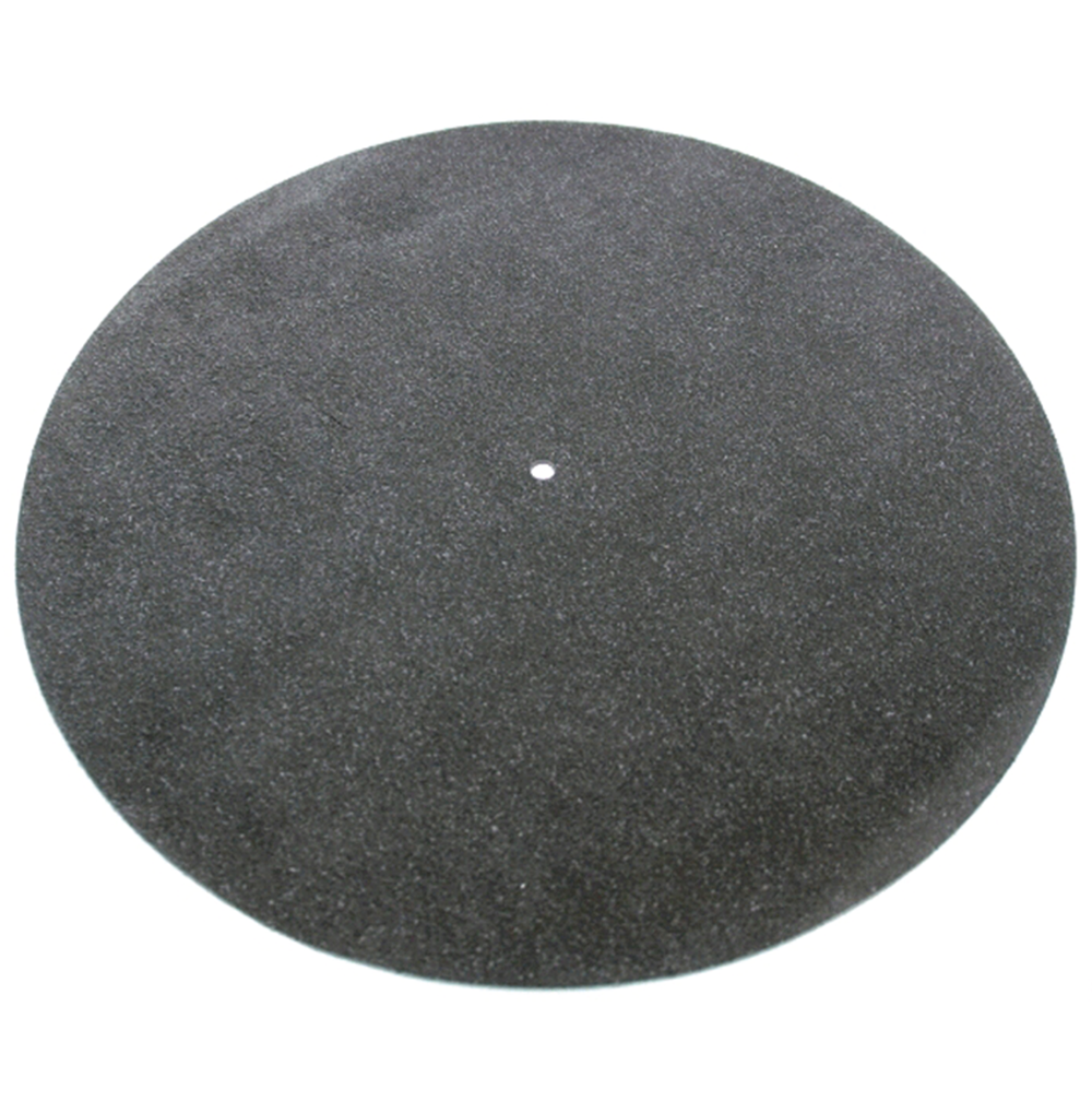 Tonar Black leather turntable mat