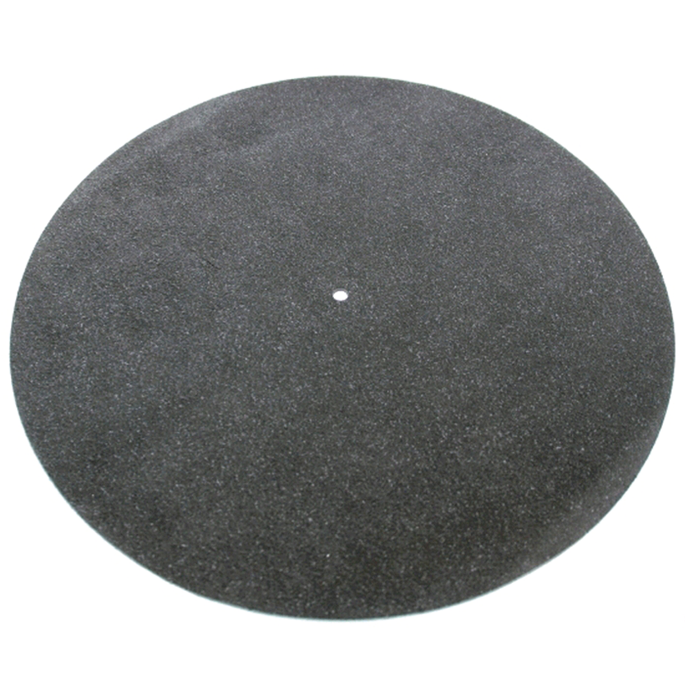 Tonar Black leather turntable mat 